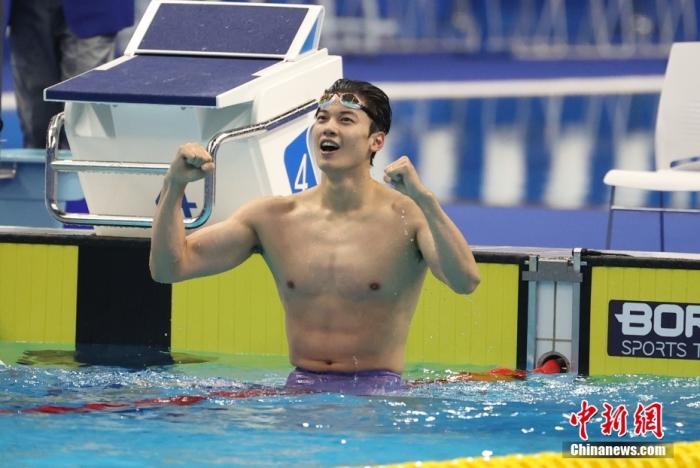汪顺杭州亚运会破纪录夺金 四战亚运交出4金1银