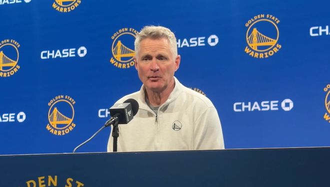 库里完成5v5对抗训练 复出进程迈出关键一步